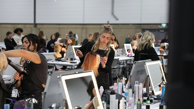 Hairstyling competition