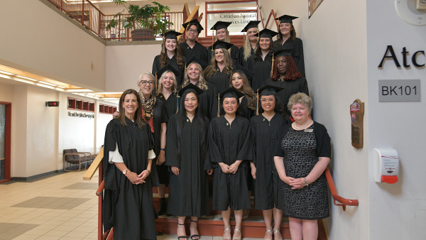 Bachelor of Science in Nursing students in Lloydminster celebrate during Lakeland College graduation celebration
