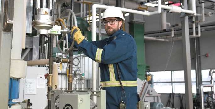 1st year student in steam practium