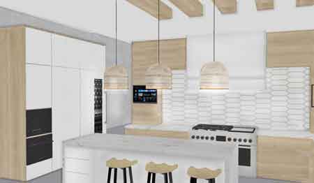 another perspective of B Holt beach kitchen