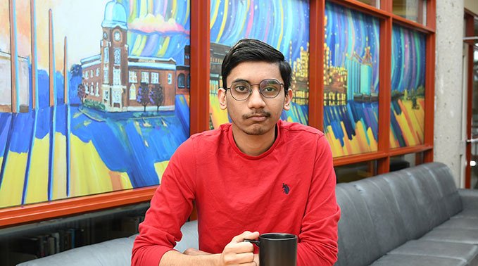 Business Admin Accounting student Jay Shah