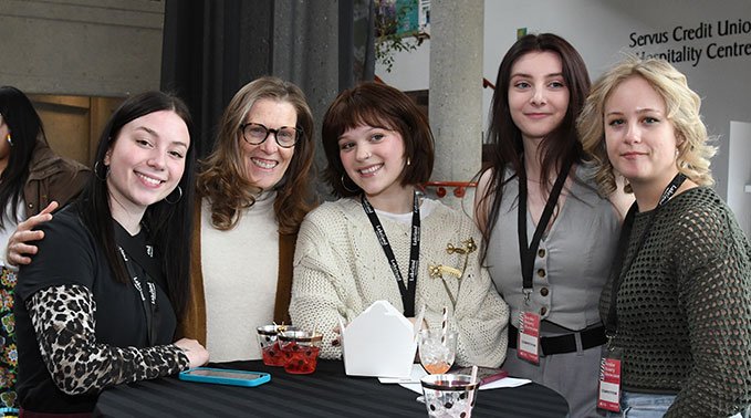 Health and wellness students with Dr. Alice Wainwright-Stewart