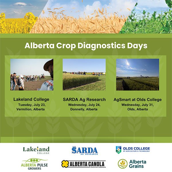 Alberta Crop Diagnostics Days event graphic