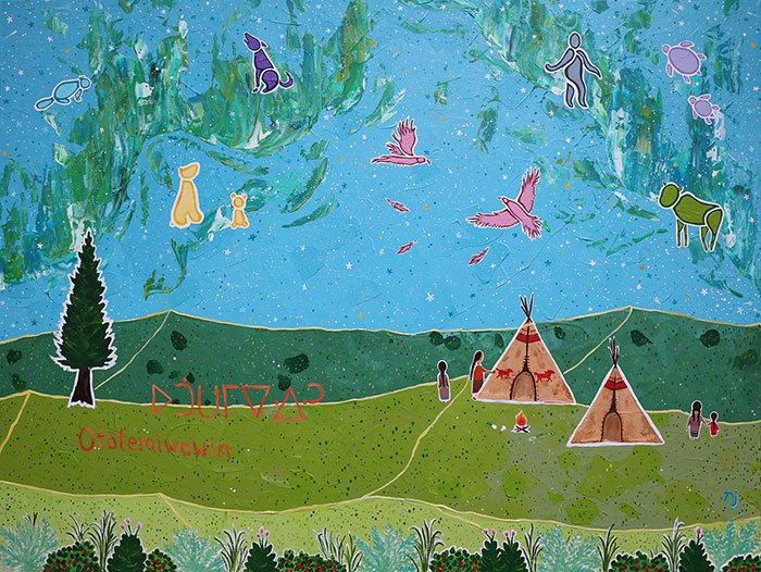  Otôtemiwewin painting