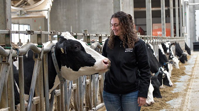 Corinne Blaser in Dairy Farm