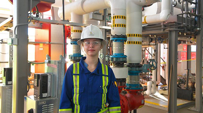 Kateryna Svidrak in process and power engineering gear.