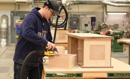 3rd period carpenter finishing drawer