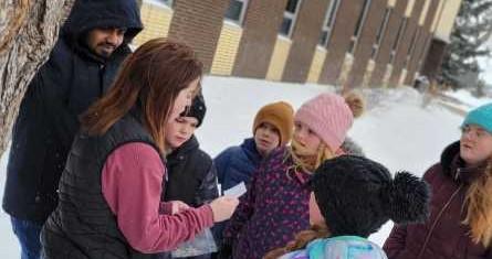 A scavenger hunt took participants outdoors.