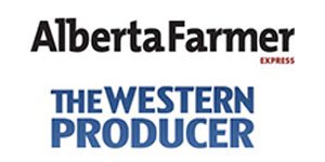 Alberta farmer Western Producer logo