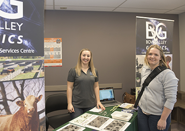 Bow Valley Clinics was one of the exhibitors at the first animal health job fair