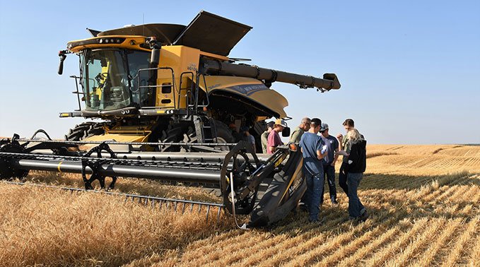 Group around combine