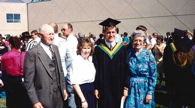 Rogan family at Neil's Lakeland convocation 