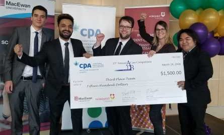 2018 Lakeland business case competition team