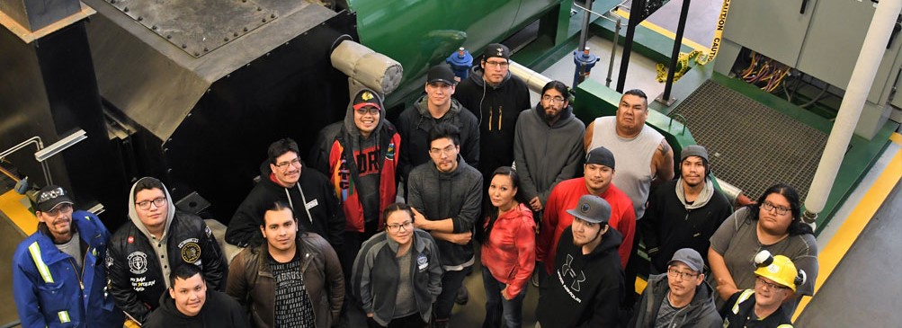tour by the Onion Lake Chiefs hockey team at the Lloydminster campus Energy Centre