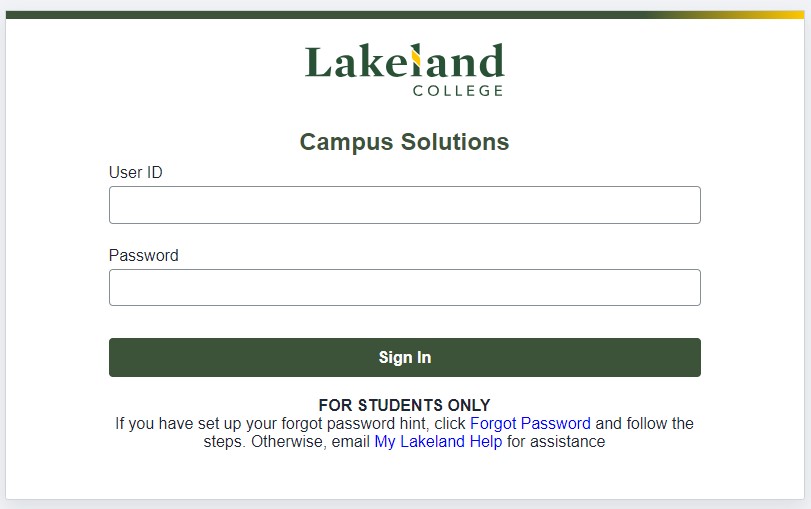 forgot password link in portal login