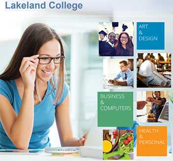 Woman looking at the ed2go catalogue