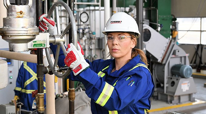 Annette Donnenworth in the Energy Centre.