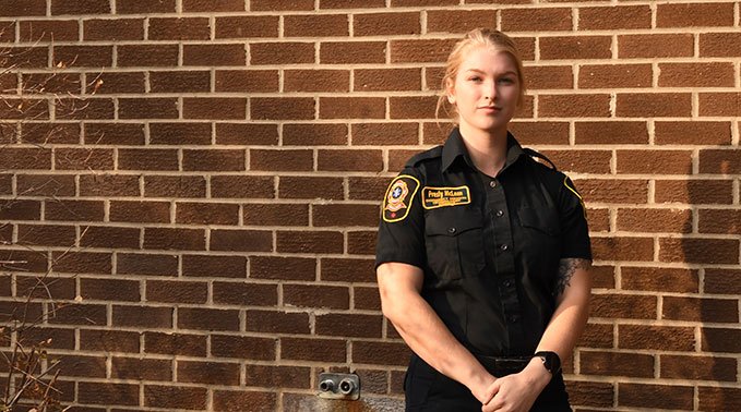 Presly Fluter in uniform