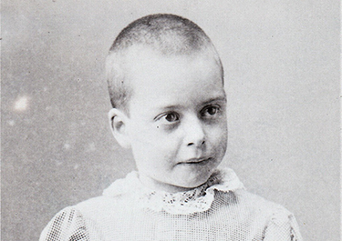 Brazeau's paternal grandmother as a child