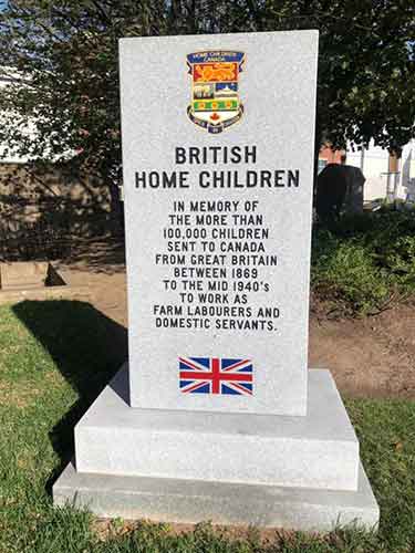 British Home Child Monument, Pier 21, Halifax, 2019