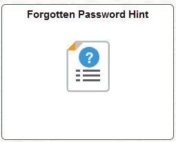 forgotten password hint tile