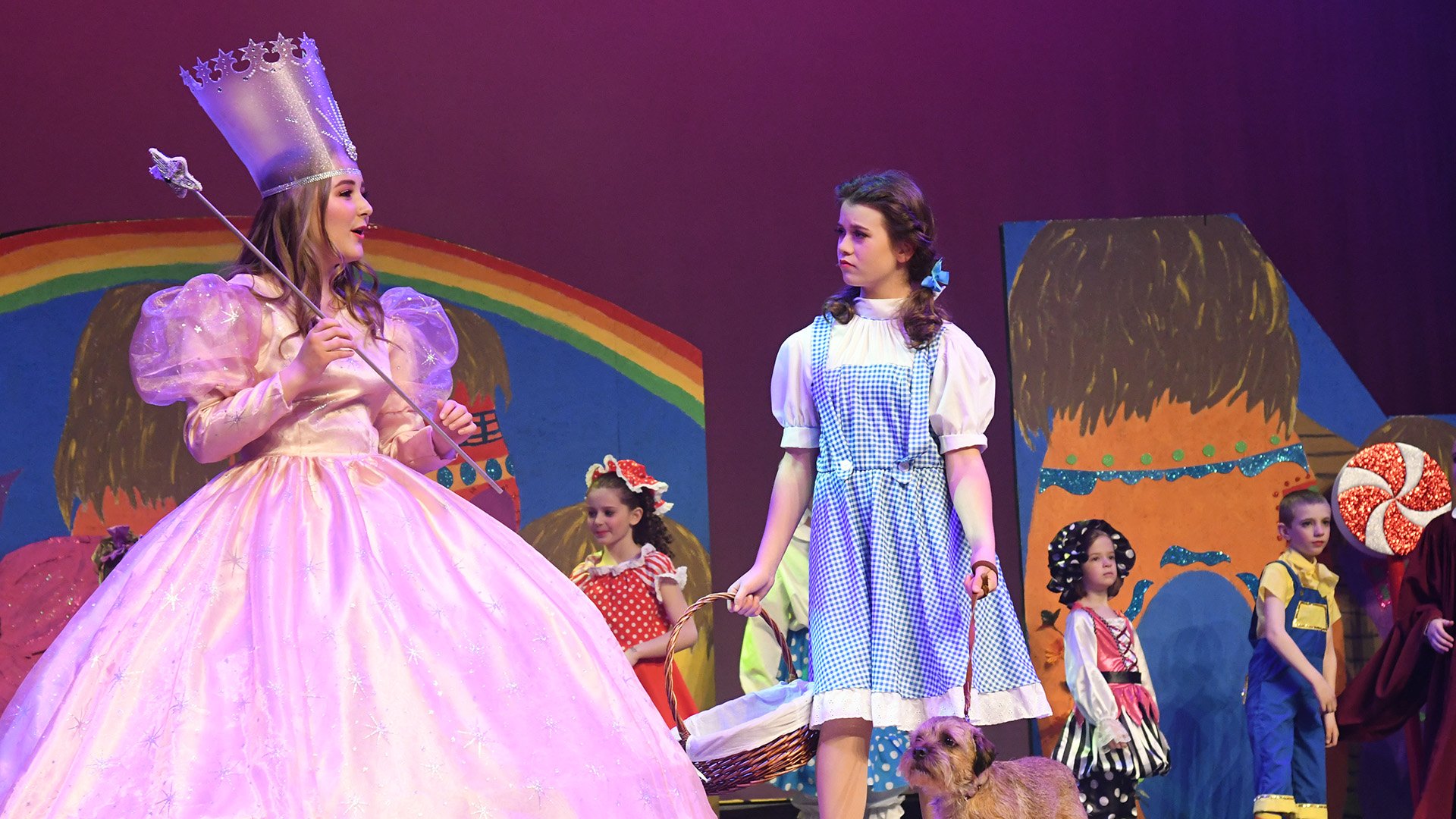 Brooke Tluchak performs as Dorothy in Lakeland's 2018-19 production of The Wizard of Oz.