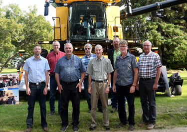 a number of instructors who were involved in the development and evolution of the Student-Managed Farm - Powered by New Holland (SMF) attended the event to help kick off the SMF's 30th anniversary.
