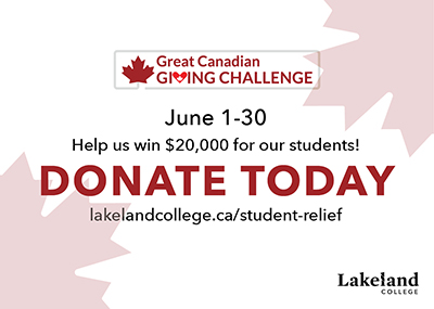 Lakeland's great Canadian giving challenge logo