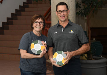 Dr. Alice Wainwright-Stewart shared Lakeland's new MVV at both the Vermilion