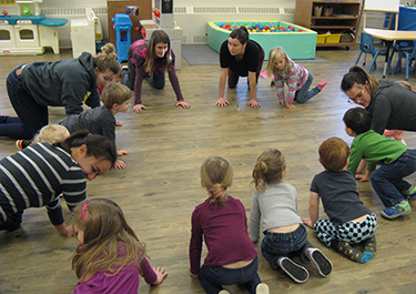From November to December 2018, second-year early learning and child care students managed their own play program. They developed their own activities and gained valuable career-related skills.