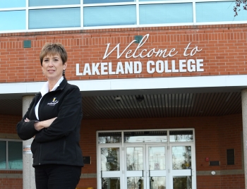 Karen Harris at Lloydminster campus