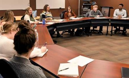 large group in board room 