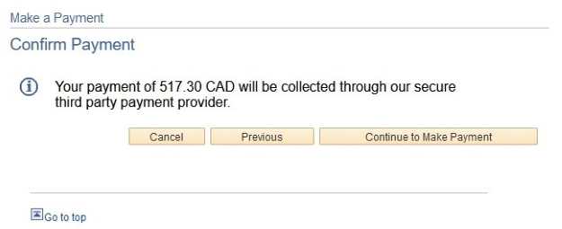 payment result confirm payment screenshot