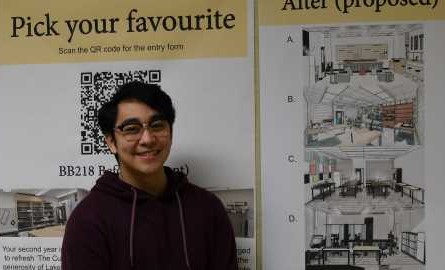 interior design student with pick your favourite redesign