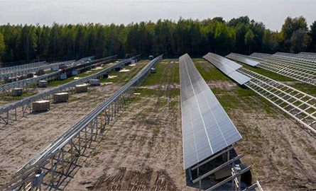 Solar farm construction