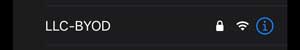 Access LLC-BYOD Wi-Fi on iOS
