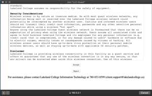 Terms of accessing Wi-Fi on Mac