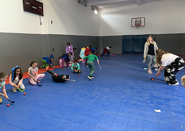 Lakeland students brought their own lesson plans to teach local children about Canadian culture