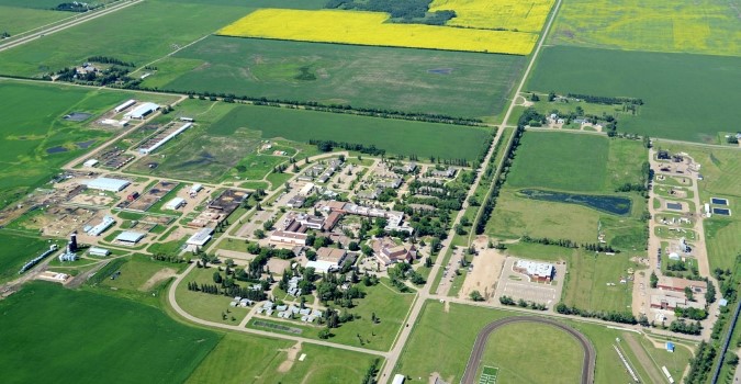 Aerial of Vermilion campus