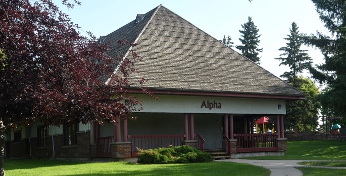 view of the Alpha dorm in the Vermilion residence village