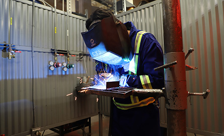 Pre-employment welding