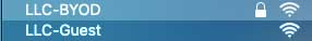LLC-BYOD Wi-Fi on Mac computer