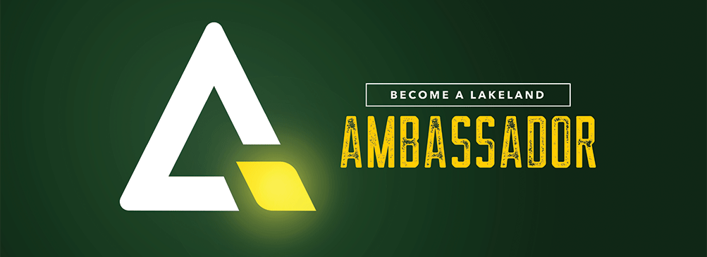 Become a Lakeland College Ambassador banner graphic